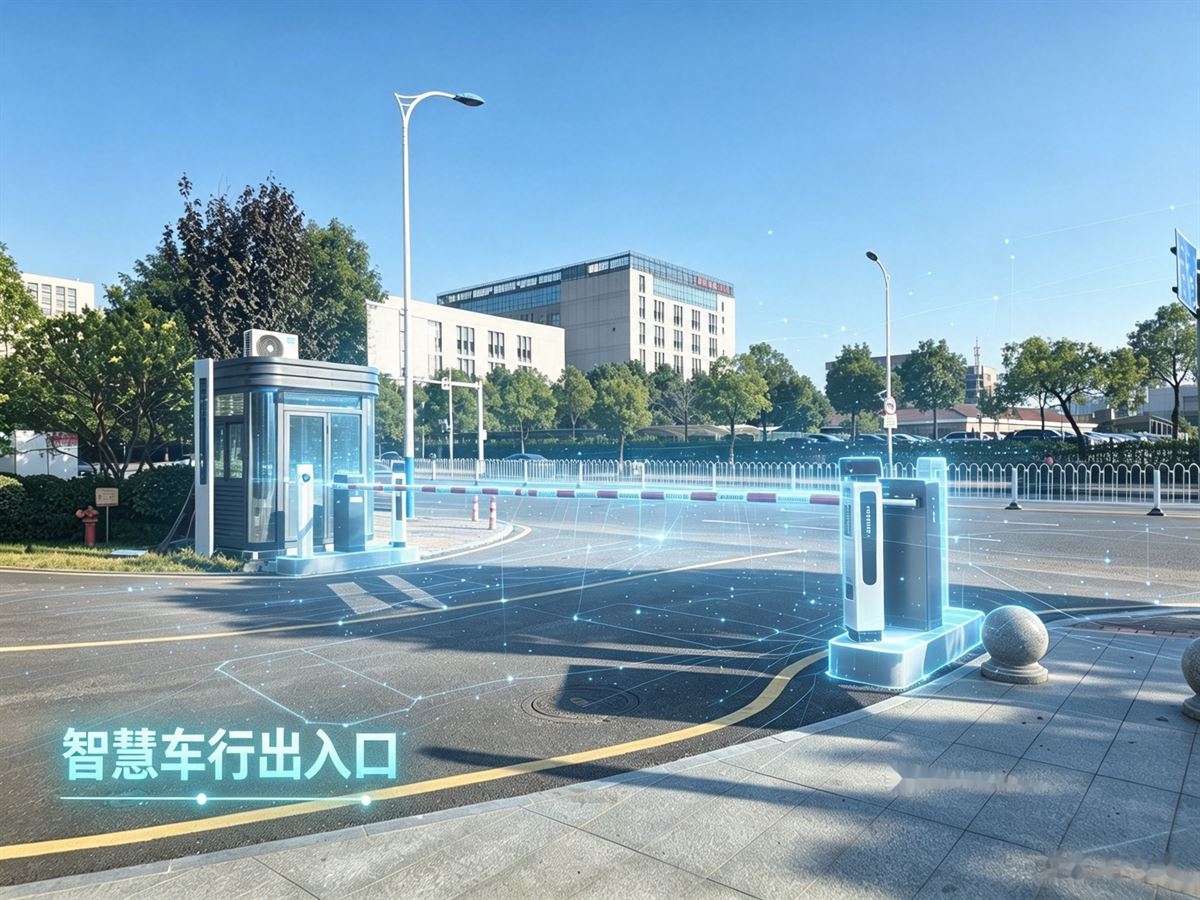 车行出入口智慧道闸系统
